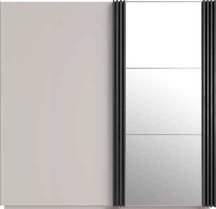 Šatníková skriňa AL15 kašmír 215x61x210