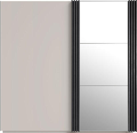 Šatníková skriňa AL15 kašmír 215x61x210