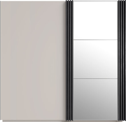 Šatníková skriňa AL15 kašmír 215x61x210