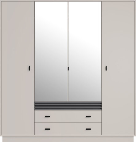 Šatníková skriňa AL16 kašmír 200x56x210