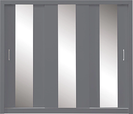 Šatníková skriňa DC01 antracit 250x60x215