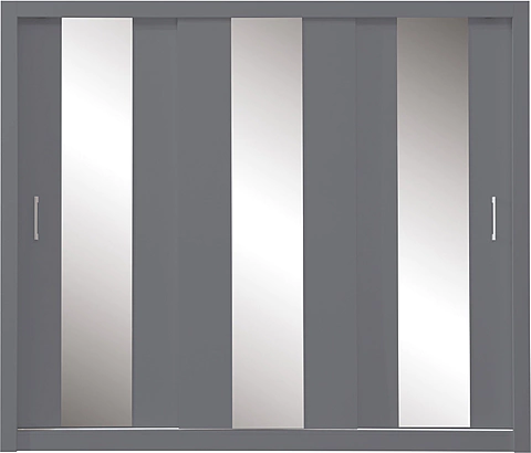 Šatníková skriňa DC01 antracit 250x60x215