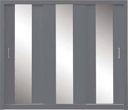 Šatníková skriňa DC01 antracit 250x60x215