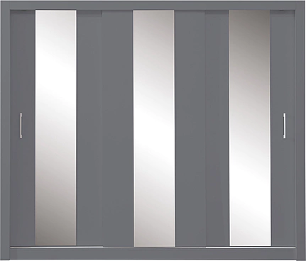 Šatníková skriňa DC01 antracit 250x60x215