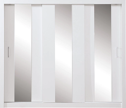 Šatníková skriňa DC01 biela 250x60x215