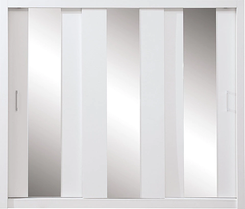 Šatníková skriňa DC01 biela 250x60x215