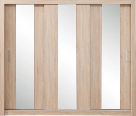 Šatníková skriňa DC01 sonoma 250x60x215