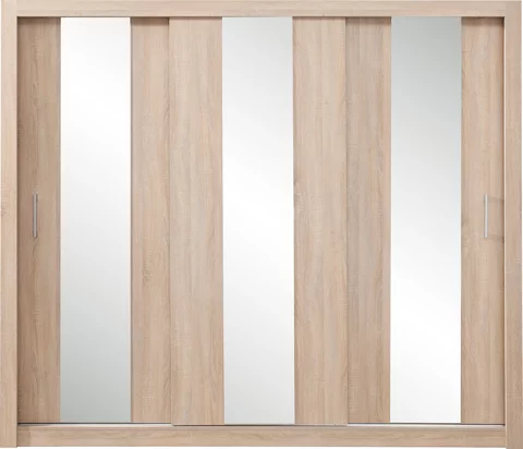 Šatníková skriňa DC01 sonoma 250x60x215