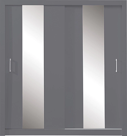 Šatníková skriňa DC02 antracit 200x60x215