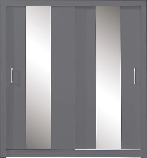 Šatníková skriňa DC02 antracit 200x60x215