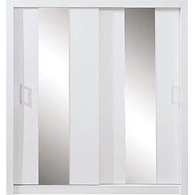 Šatníková skriňa DC02 biela 200x60x215