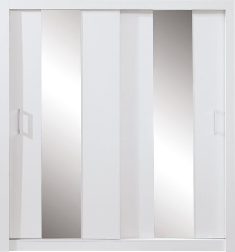 Šatníková skriňa DC02 biela 200x60x215