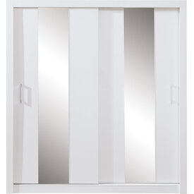 Šatníková skriňa DC02 biela 200x60x215