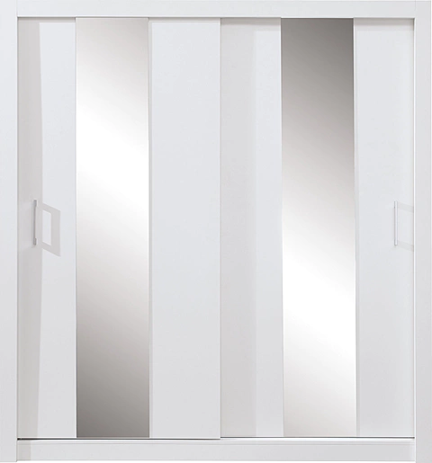 Šatníková skriňa DC02 biela 200x60x215
