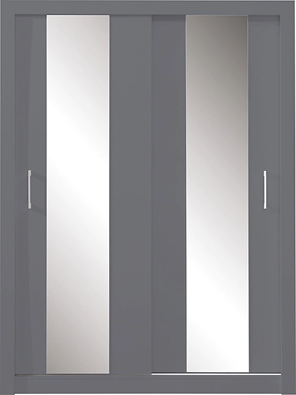 Šatníková skriňa DC03 antracit 160x60x215
