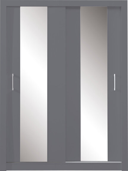 Šatníková skriňa DC03 antracit 160x60x215