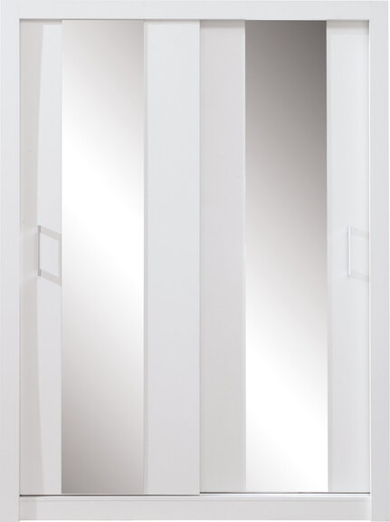 Šatníková skriňa DC03 biela 160x60x215