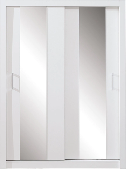 Šatníková skriňa DC03 biela 160x60x215