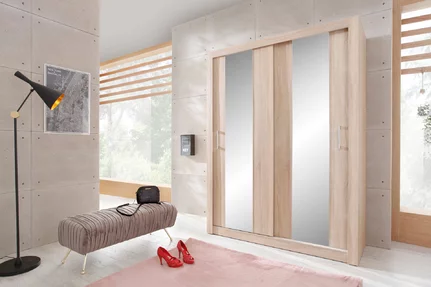 Šatníková skriňa DC03 sonoma 160x60x215