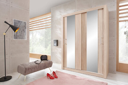 Šatníková skriňa DC03 sonoma 160x60x215