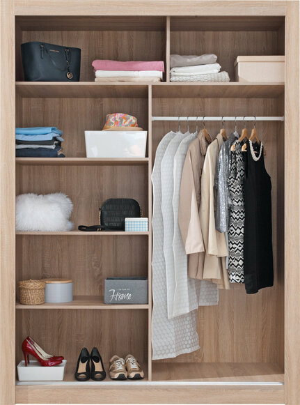 Šatníková skriňa DC03 sonoma 160x60x215