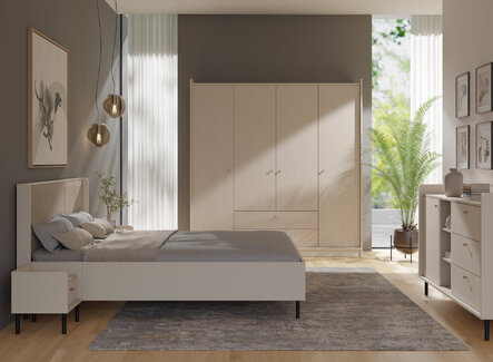 Šatníková skriňa GR13 piesková 200x52x207