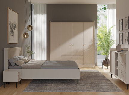 Šatníková skriňa GR13 piesková 200x52x207