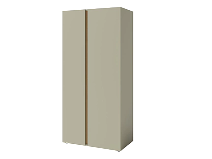 Šatníková skriňa LC03 eukalyptus/dub baltik 90x50x195
