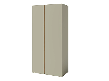 Šatníková skriňa LC03 eukalyptus/dub baltik 90x50x195