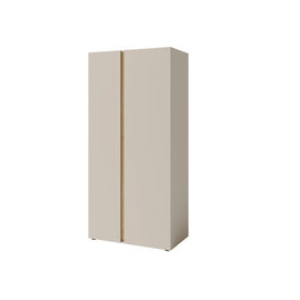 Šatníková skriňa LC03 piesková/dub olejovaný 90x50x195