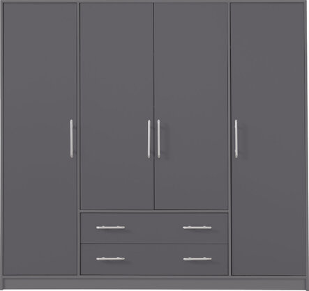 Šatníková skriňa Smart 1 antracit 200x190x56