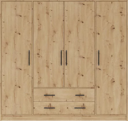 Šatníková skriňa Smart 1 dub artisan 200x190x56
