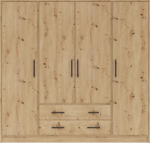 Šatníková skriňa Smart 1 dub artisan 200x190x56