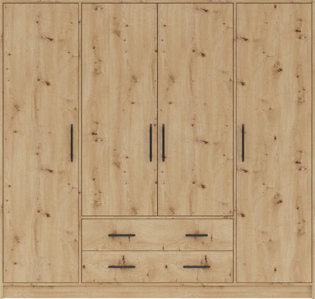 Šatníková skriňa Smart 1 dub artisan 200x190x56