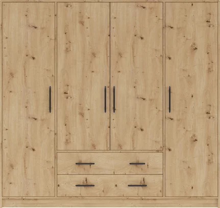 Šatníková skriňa Smart 1 dub artisan 200x190x56