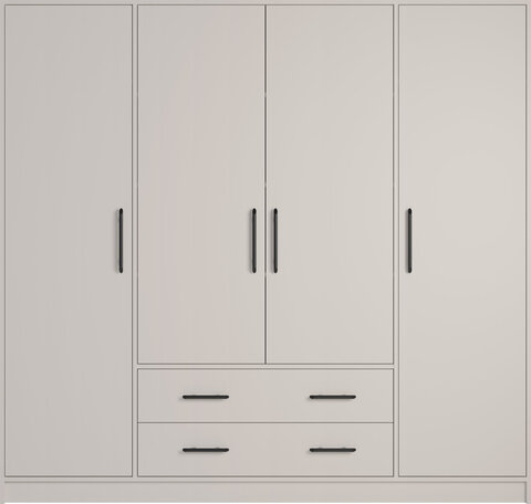 Šatníková skriňa Smart 1 kašmír 200x190x56