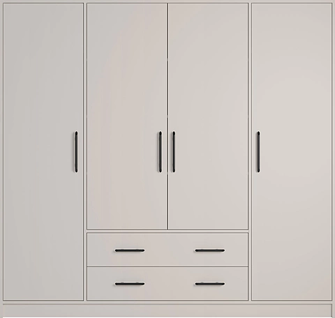 Šatníková skriňa Smart 1 kašmír 200x190x56