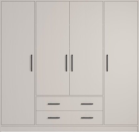 Šatníková skriňa Smart 1 kašmír 200x190x56