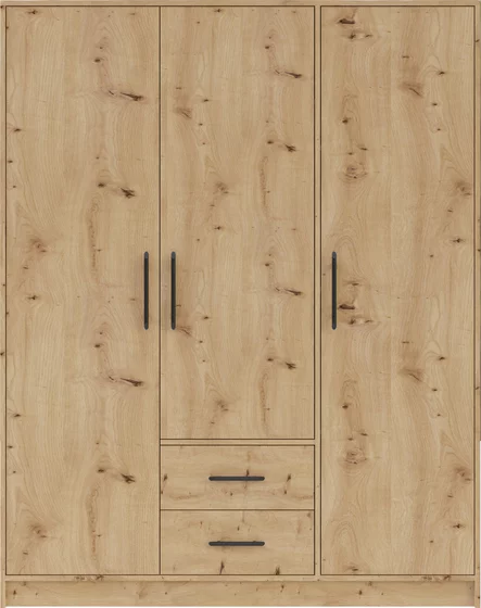 Šatníková skriňa Smart 2 dub artisan 150x190x56