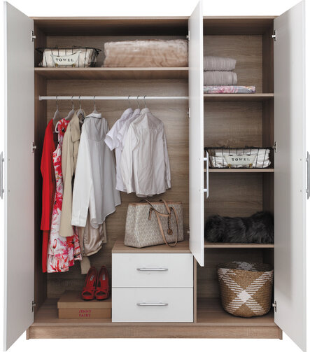 Šatníková skriňa Smart 2 dub artisan 150x190x56