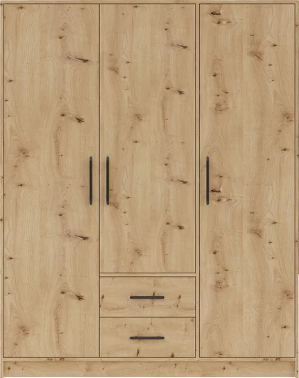 Šatníková skriňa Smart 2 dub artisan 150x190x56