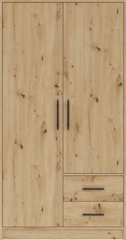 Šatníková skriňa Smart 3 dub artisan 100x190x56