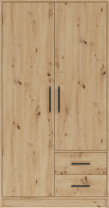 Šatníková skriňa Smart 3 dub artisan 100x190x56