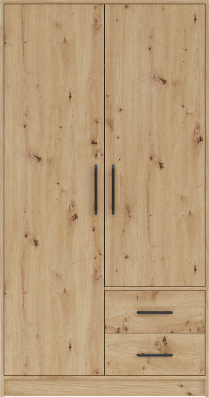 Šatníková skriňa Smart 3 dub artisan 100x190x56