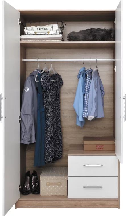 Šatníková skriňa Smart 3 dub artisan 100x190x56