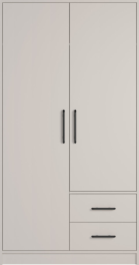 Šatníková skriňa Smart 3 kašmír 100x190x56