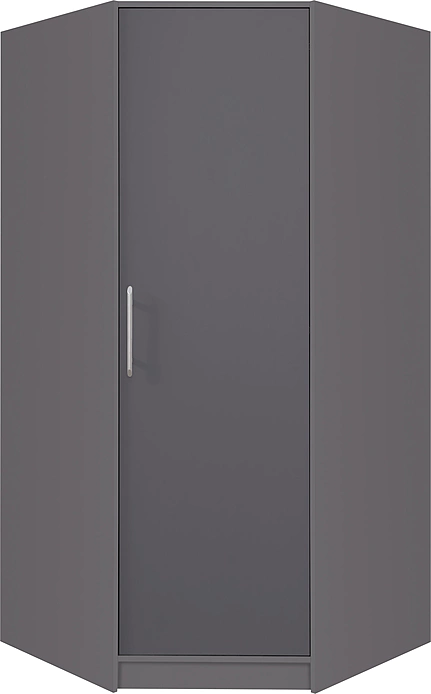 Šatníková skriňa Smart 4 L/P antracit 90x190x95