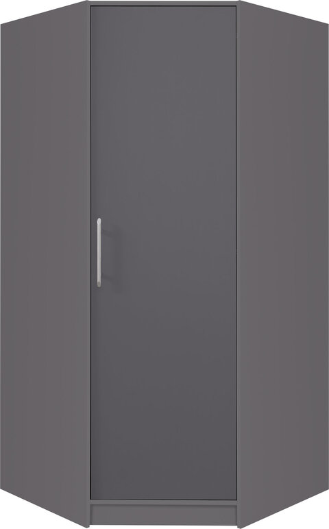 Šatníková skriňa Smart 4 L/P antracit 90x190x95