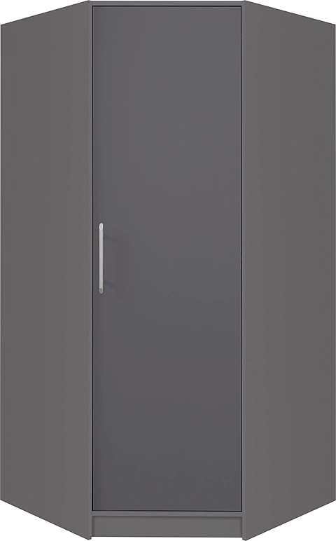 Šatníková skriňa Smart 4 L/P antracit 90x190x95