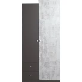 Šatníková skriňa Tablo 3 grafit/enigma 90x195x50